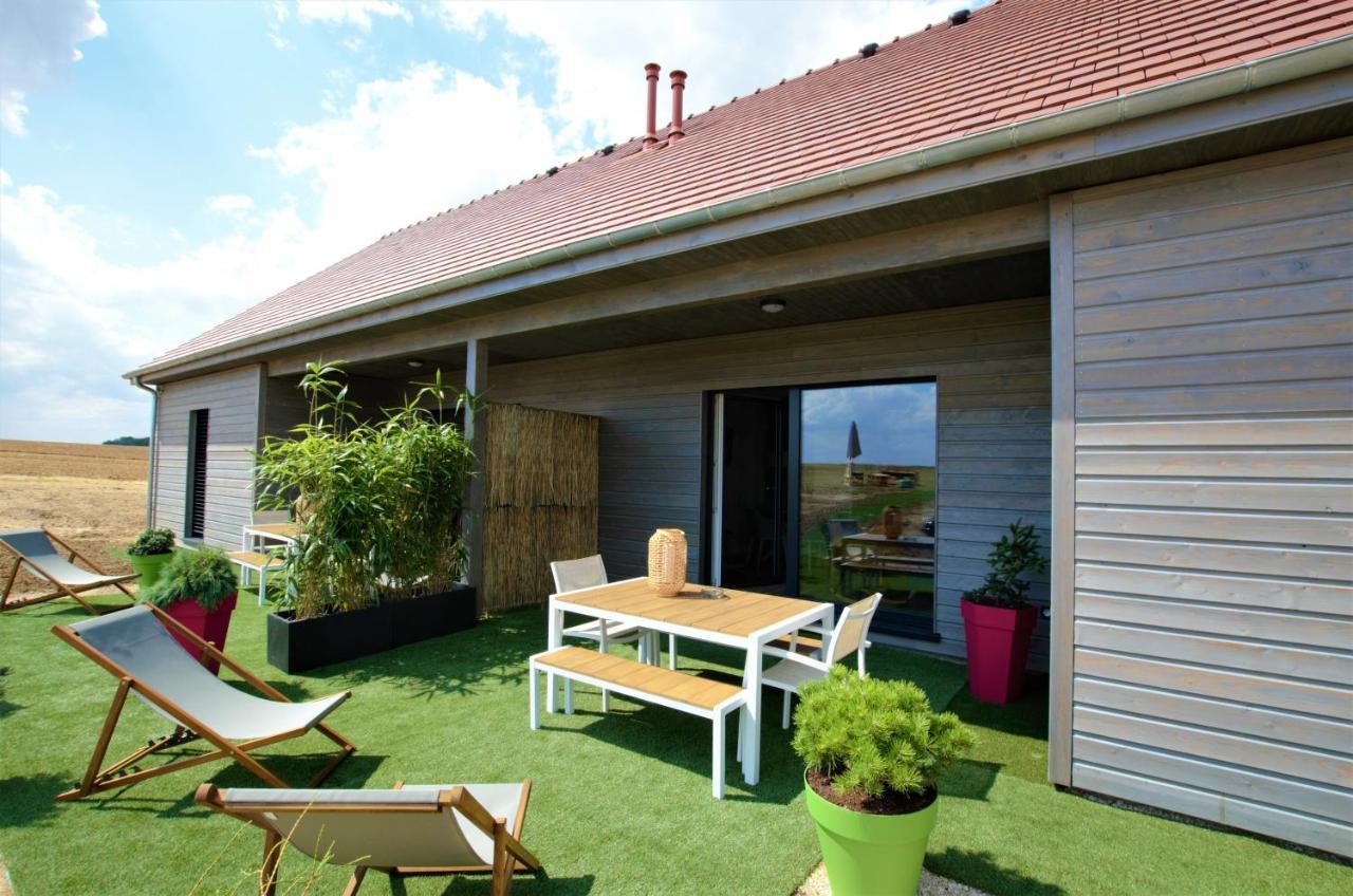 Les Bois De Champagne Nordique Villa Magnant Exteriör bild